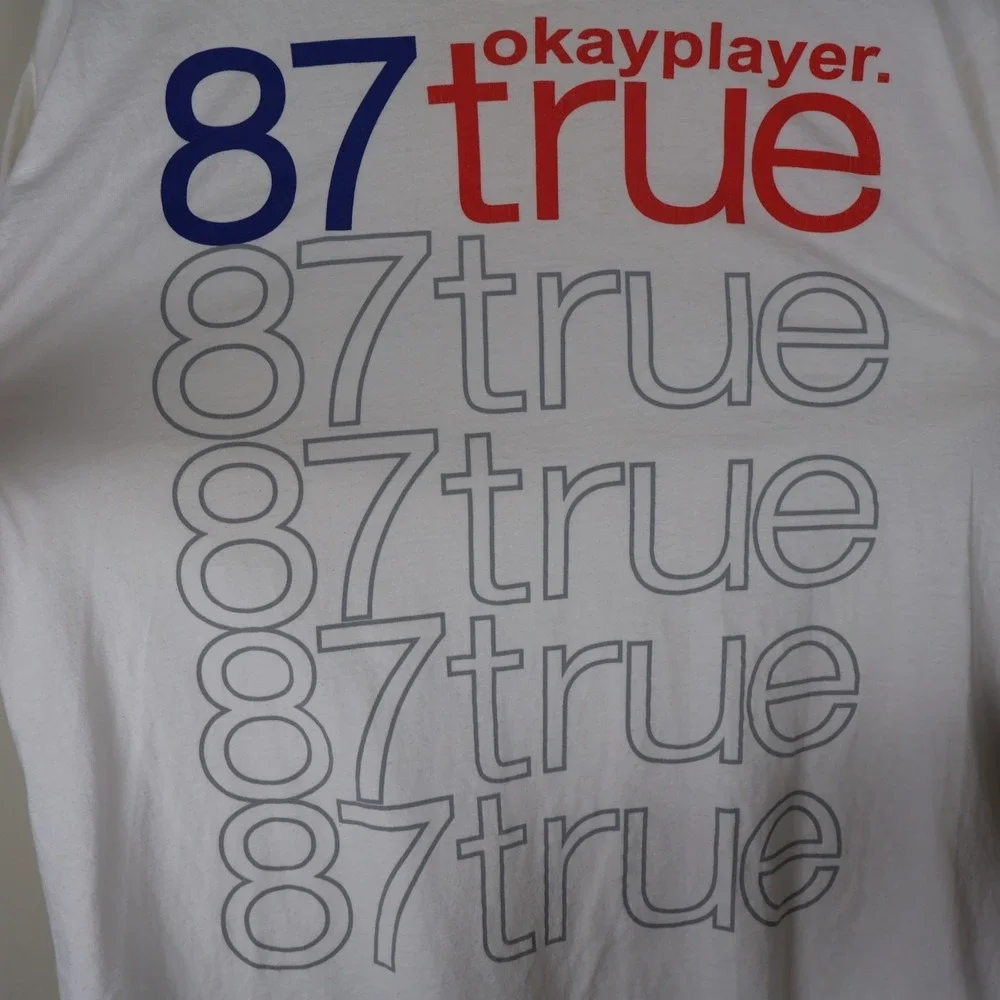 Vintage Y2K Okayplayer 87 True‎ Questlove Hip Hop Media Shirt White XL 22x27